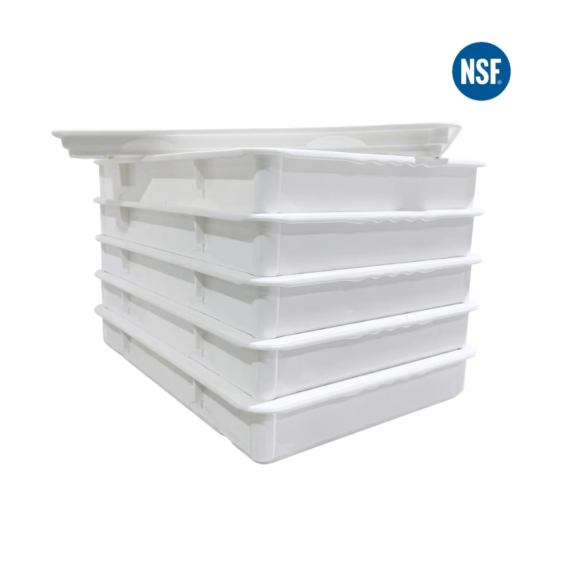 CAJAS GRANDES PARA MASA CON TAPA PIZZA PAN | 5 CAJA Y 1 TAPA
