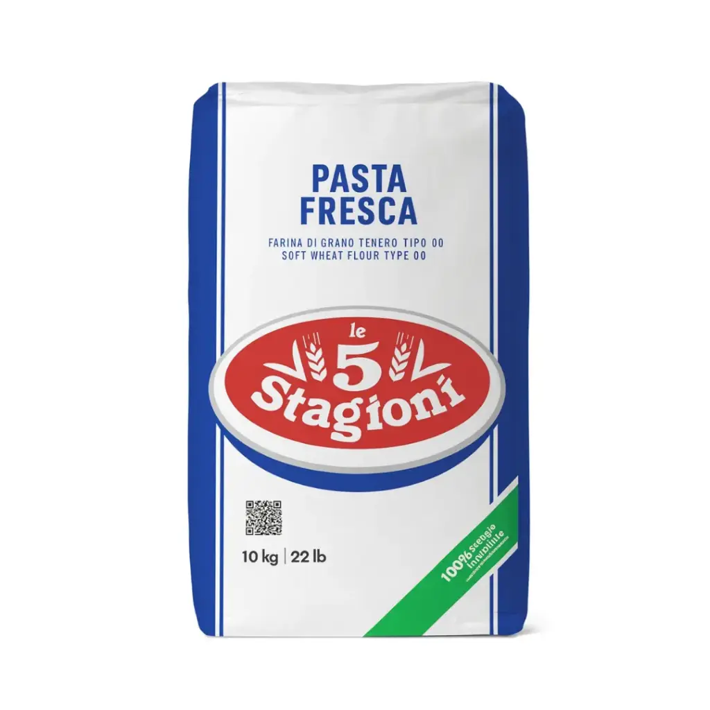 Pasta Fresca Tipo 00 Harina De Trigo Le 5 Stagioni 10 Kg | 8 Piezas