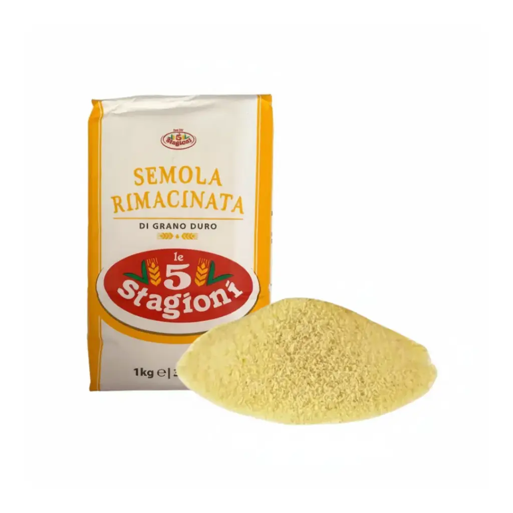 Semola Rimacinata Harina De Trigo Le 5 Stagioni 1 Kg | 12 Piezas