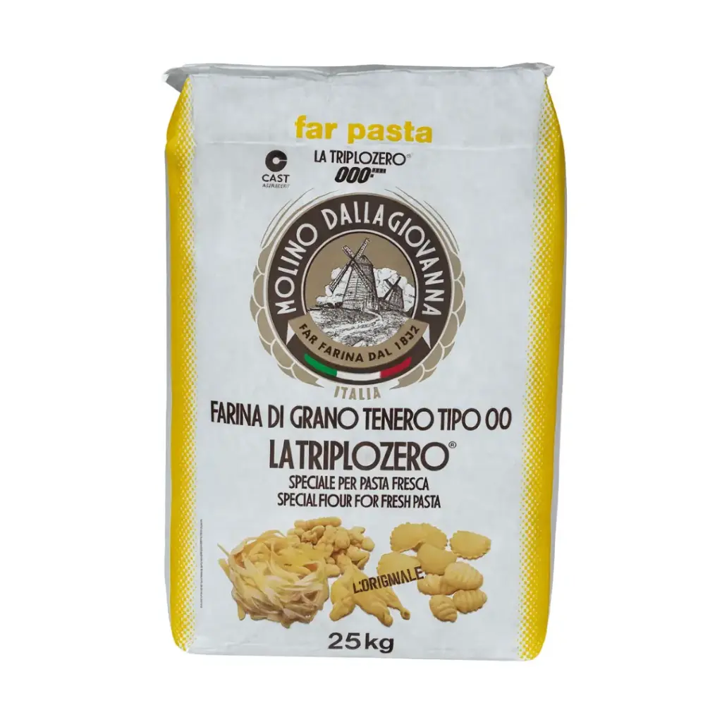 PASTA FRESCA TIPO 00 HARINA DE TRIGO MOLINO DALLAGIOVANNA 25 KG | 4 BULTOS