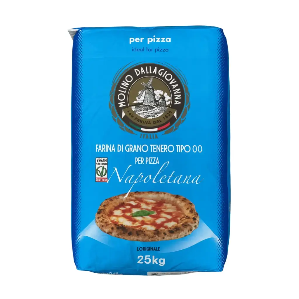 HARINA TIPO 00 PIZZA NAPOLETANA MOLINO DALLAGIOVANNA 25 KG | 4 BULTOS