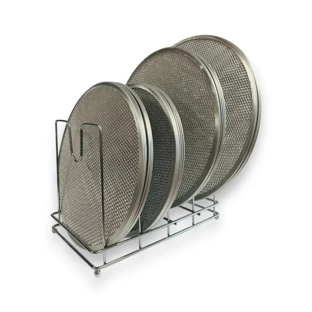 PORTA MALLA REJILLAS CROMADO