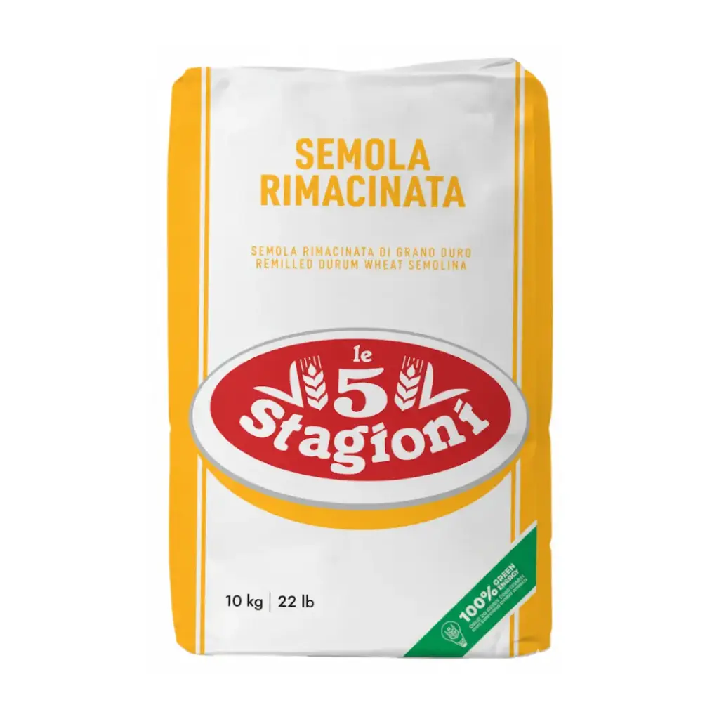 SEMOLA RIMACINATA HARINA DE TRIGO LE 5 STAGIONI 10 KG