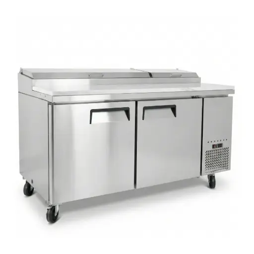 MESA FRÍA PARA PIZZA 2 PUERTAS MRCP672 CRT